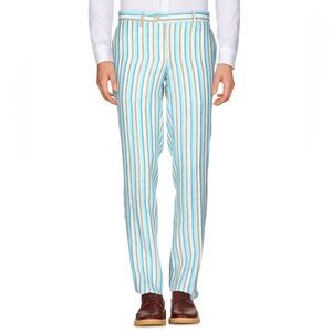 Harry & Sons Men’s Striped Sky Blue Pants Size 32